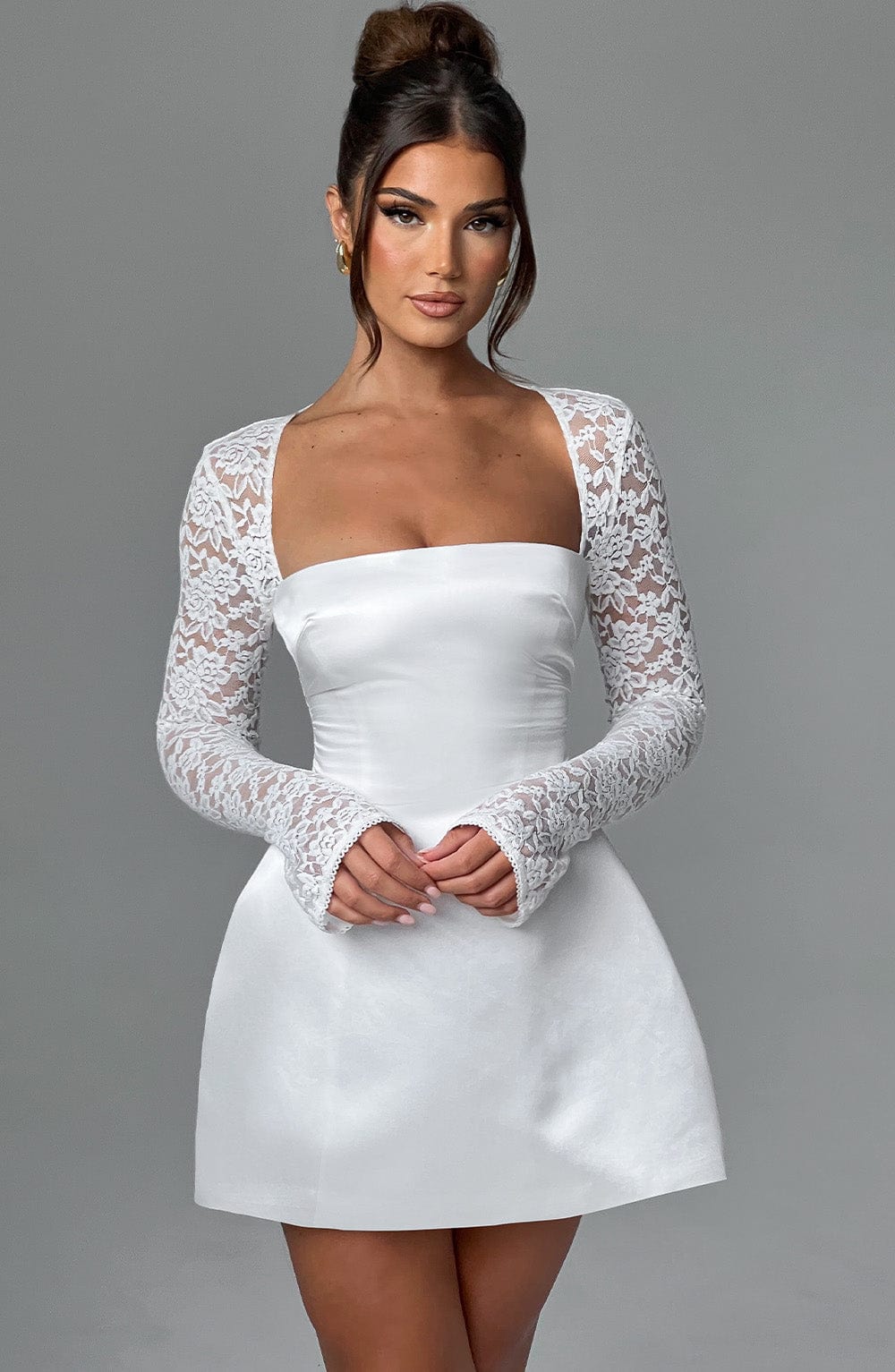 Mini šaty Sadie - slonová kost