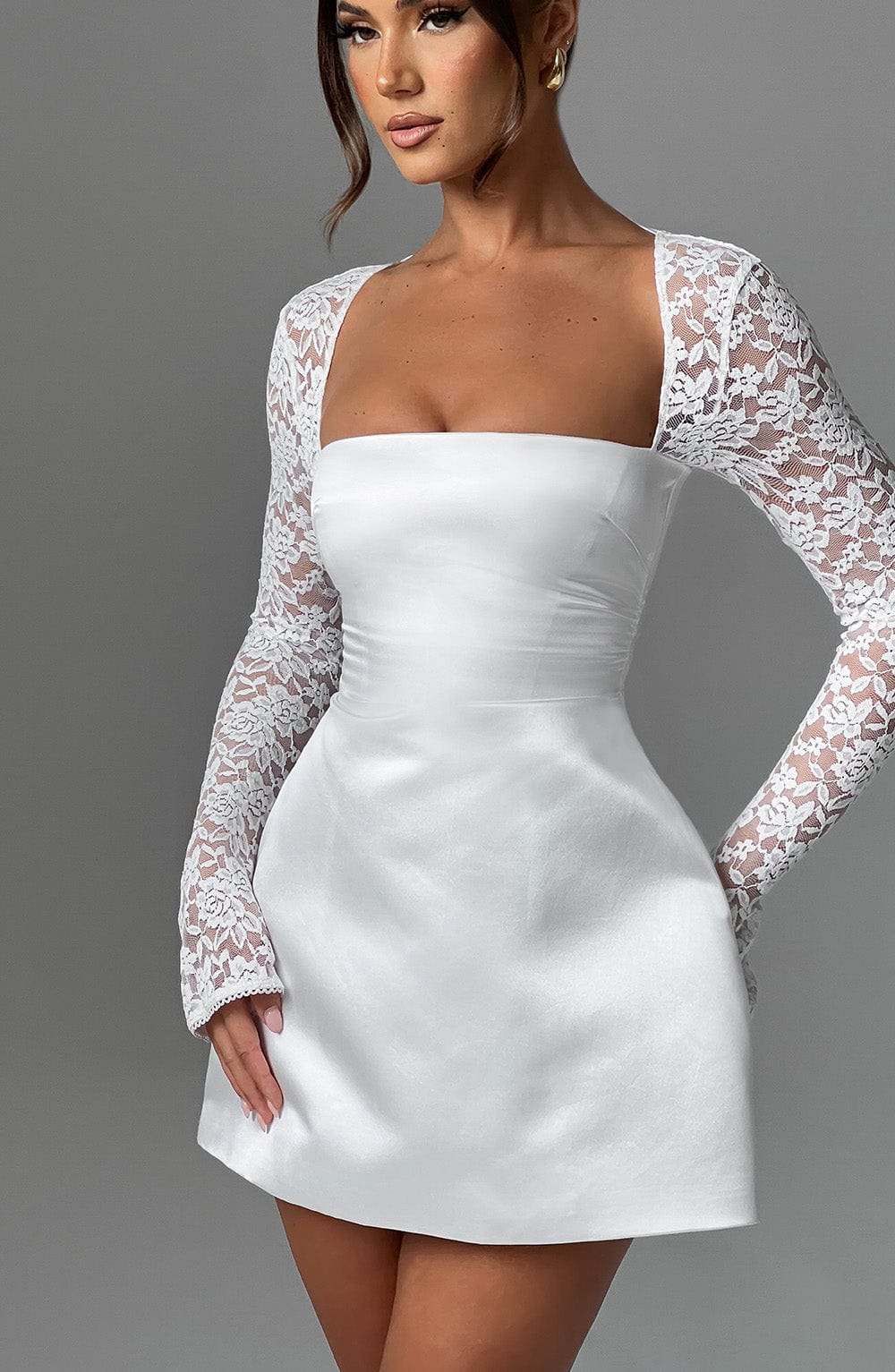 Mini šaty Sadie - slonová kost