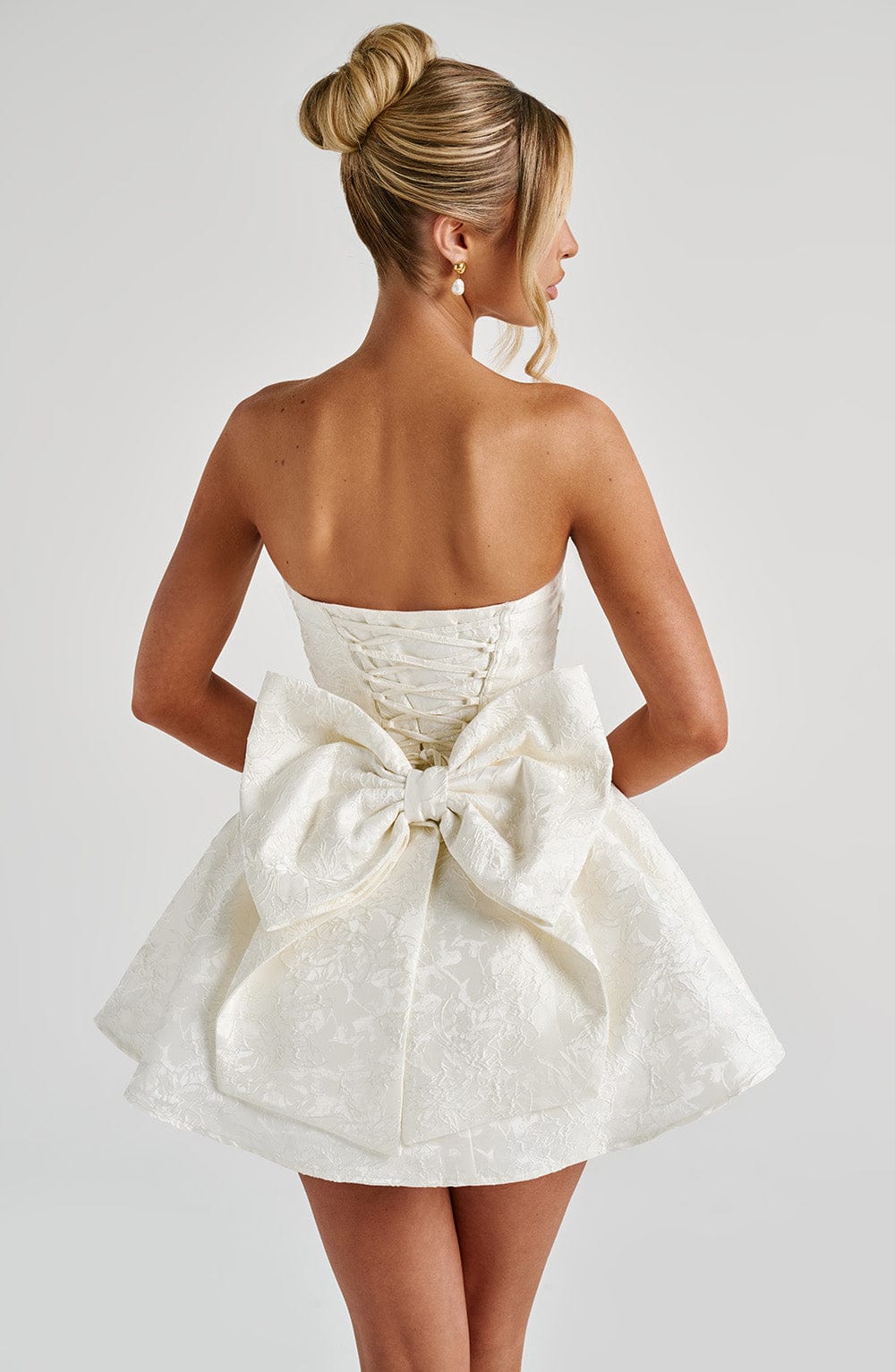 Šaty Salome Mini - Slonová kost