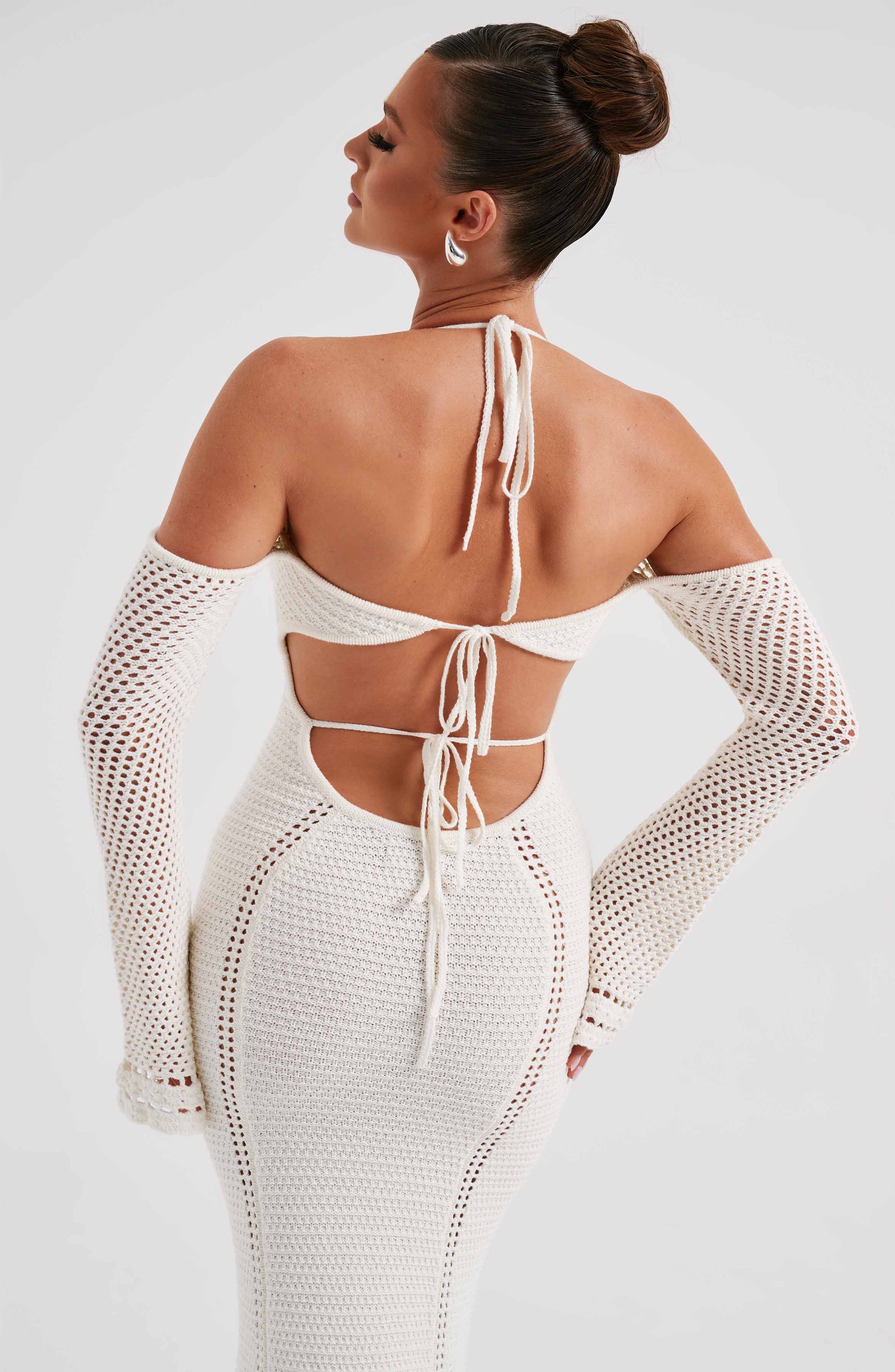 Samariah Maxi Šaty - Bílá