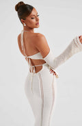 Samariah Maxi Šaty - Bílá