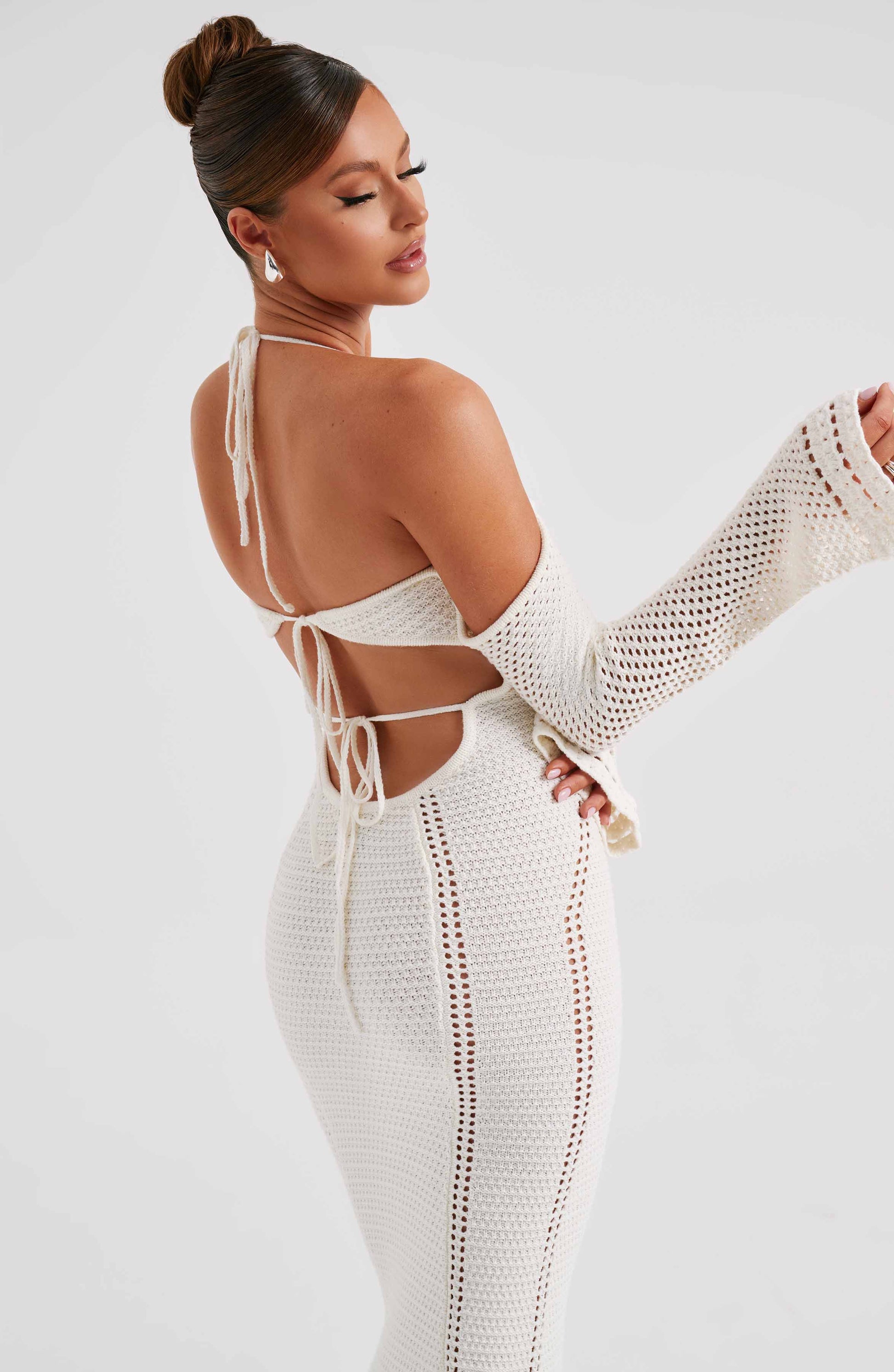 Samariah Maxi Šaty - Bílá