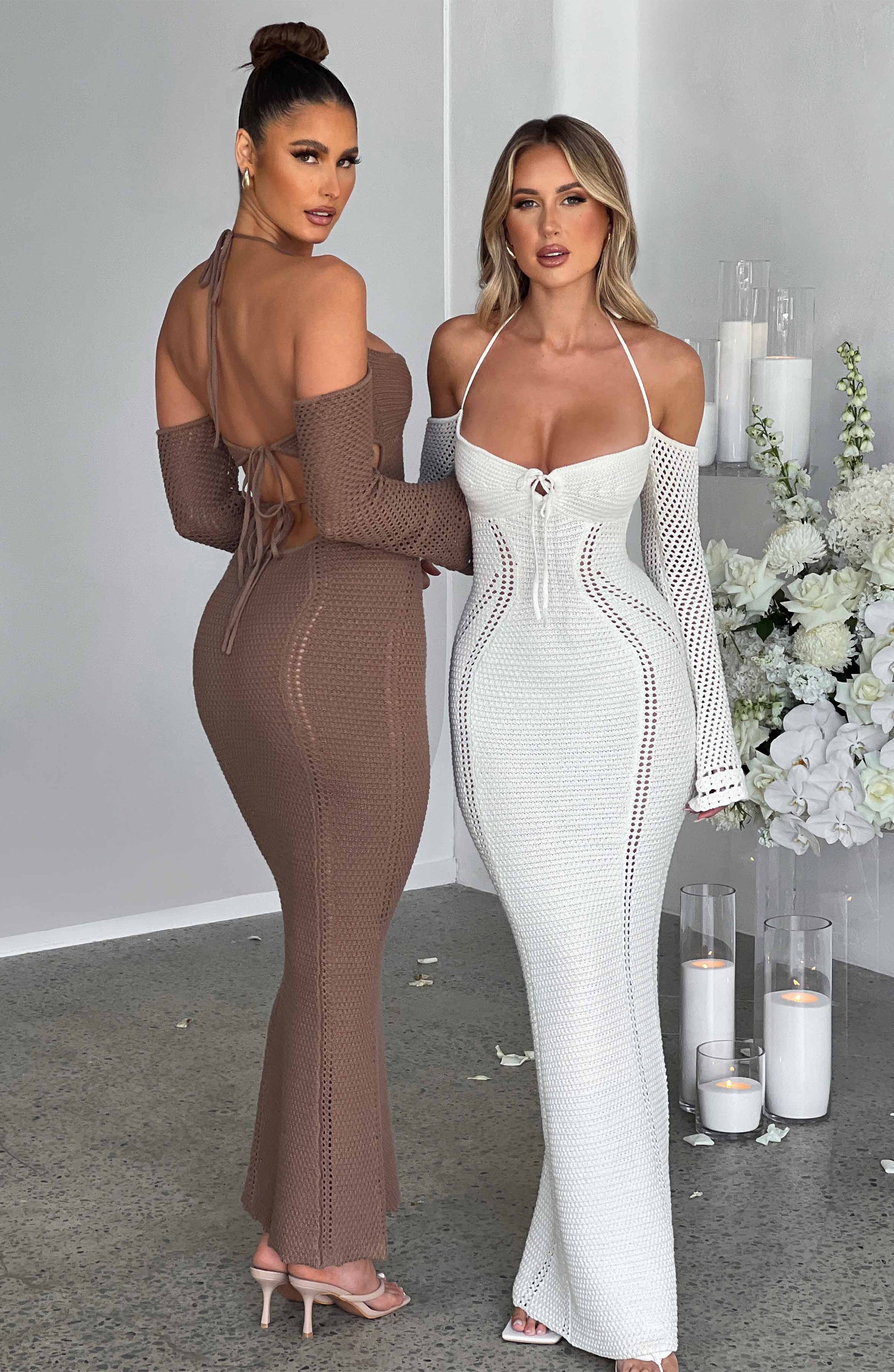 Samariah Maxi Šaty - Bílá