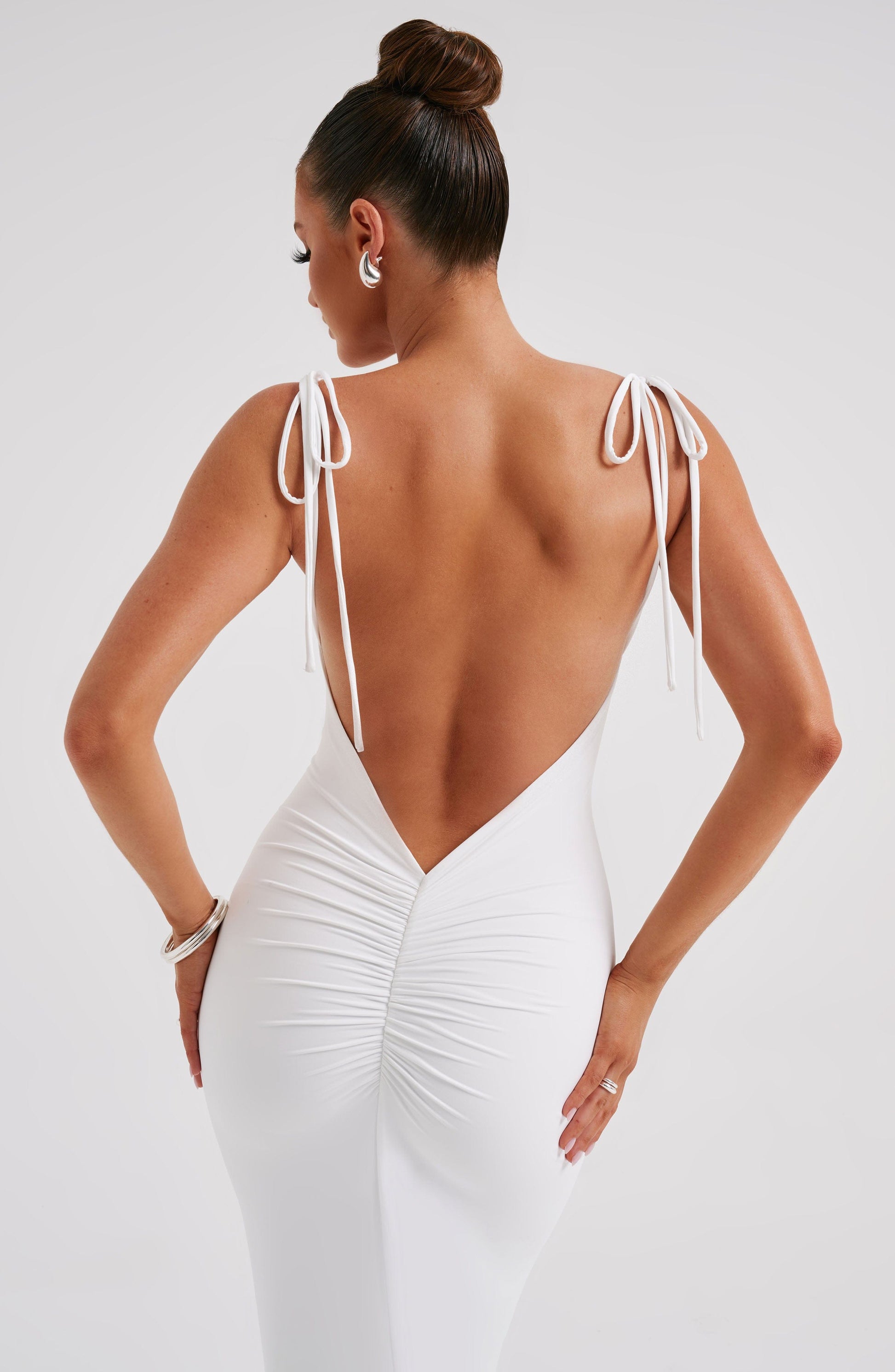 Sanya Maxi Šaty - Bílá