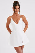 Sela Mini Šaty - Slonová kost