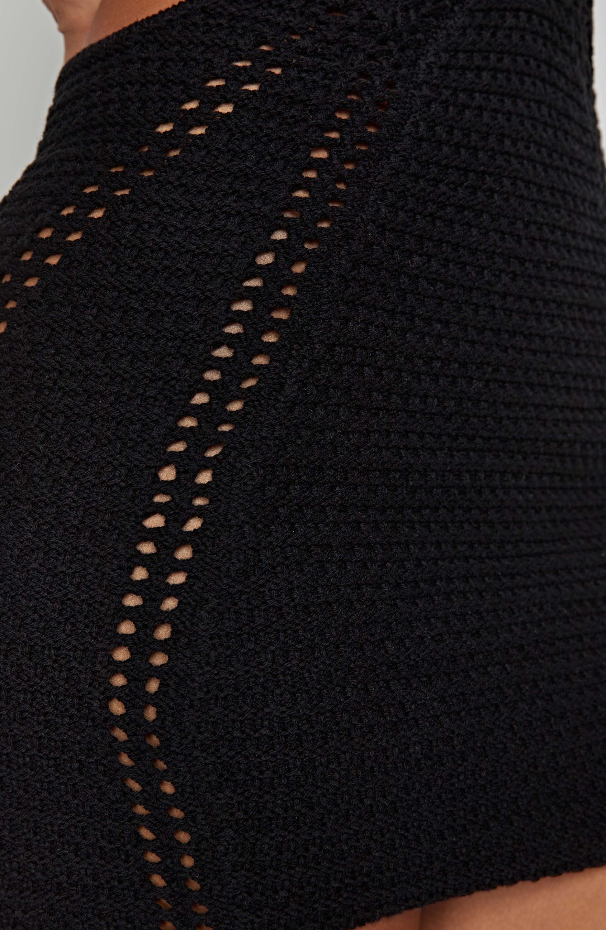 Selena Mini Šaty - Černá