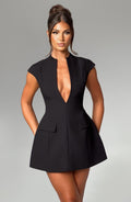 Suri Mini Šaty - Černá