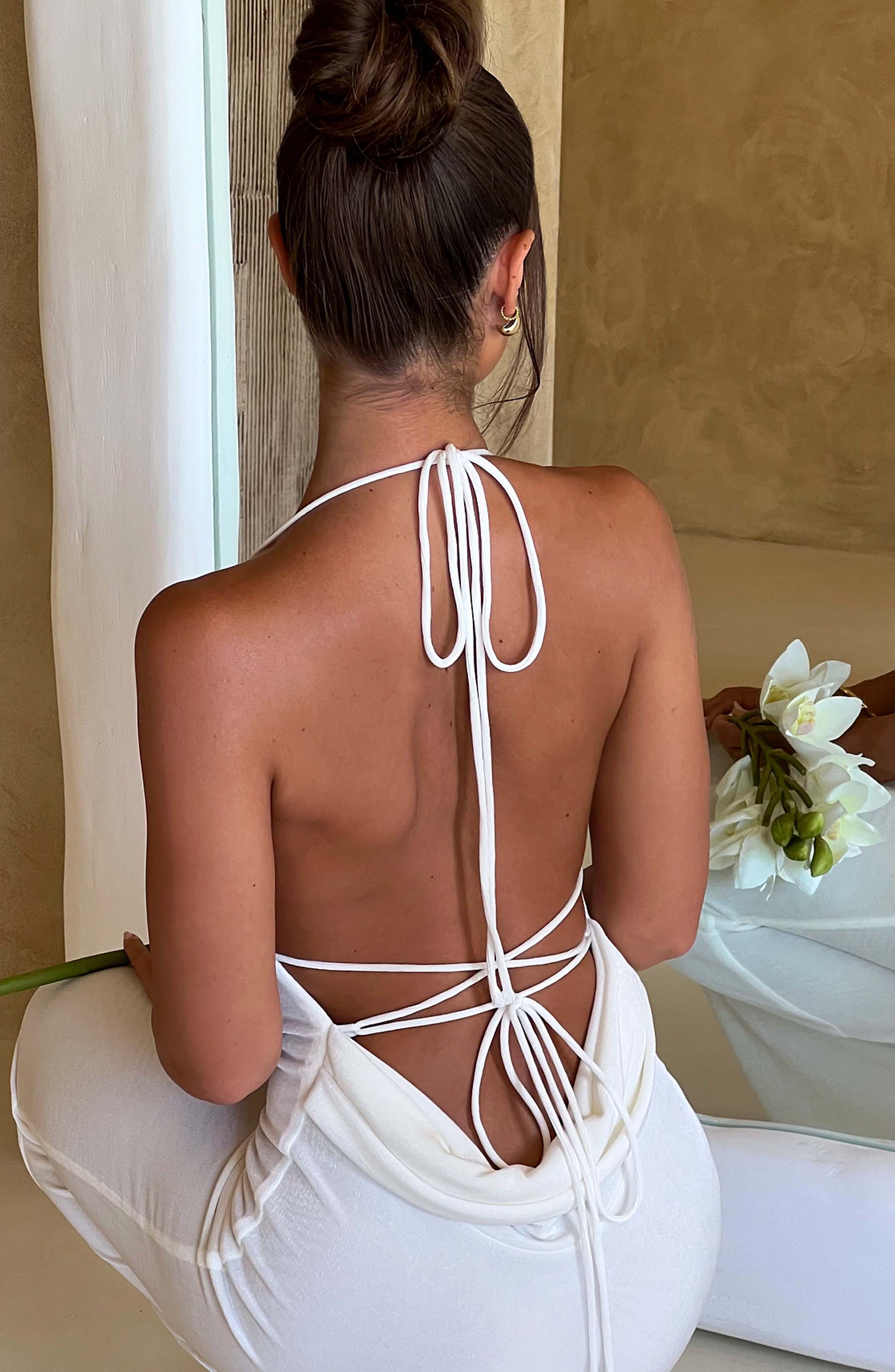 Talisa Maxi Šaty - Slonová kost