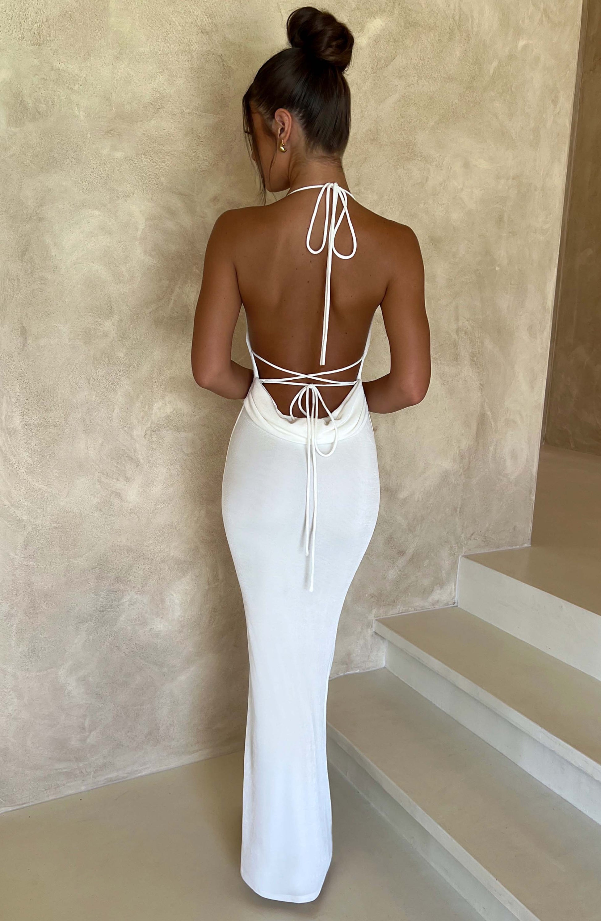 Talisa Maxi Šaty - Slonová kost