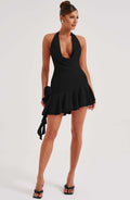 Tash Mini Šaty - Černá