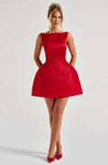 Tate Mini Šaty - Červená