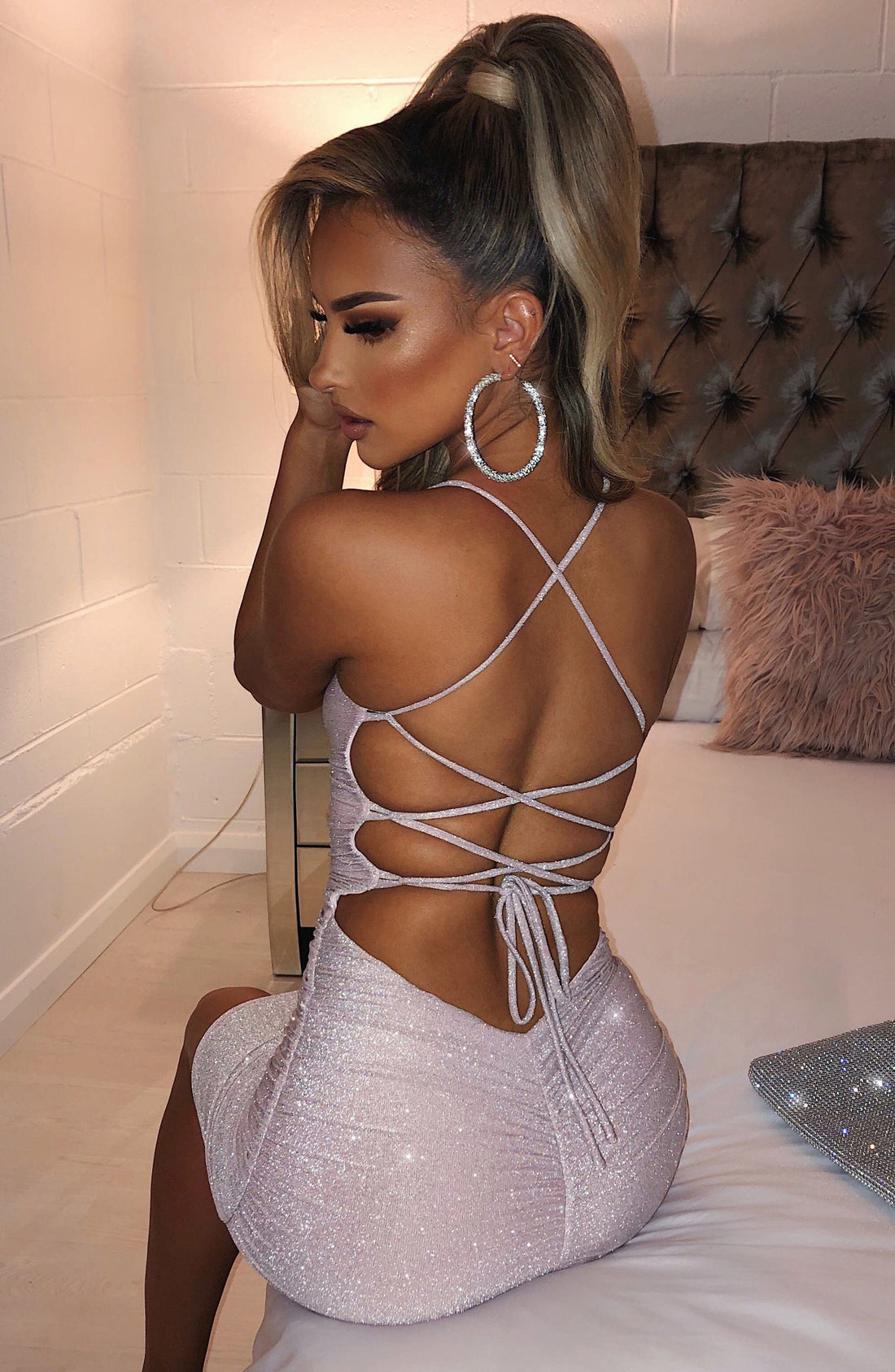 Tati Mini Šaty - Růžová Jiskra