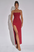 Tatum Maxi Šaty - Červená