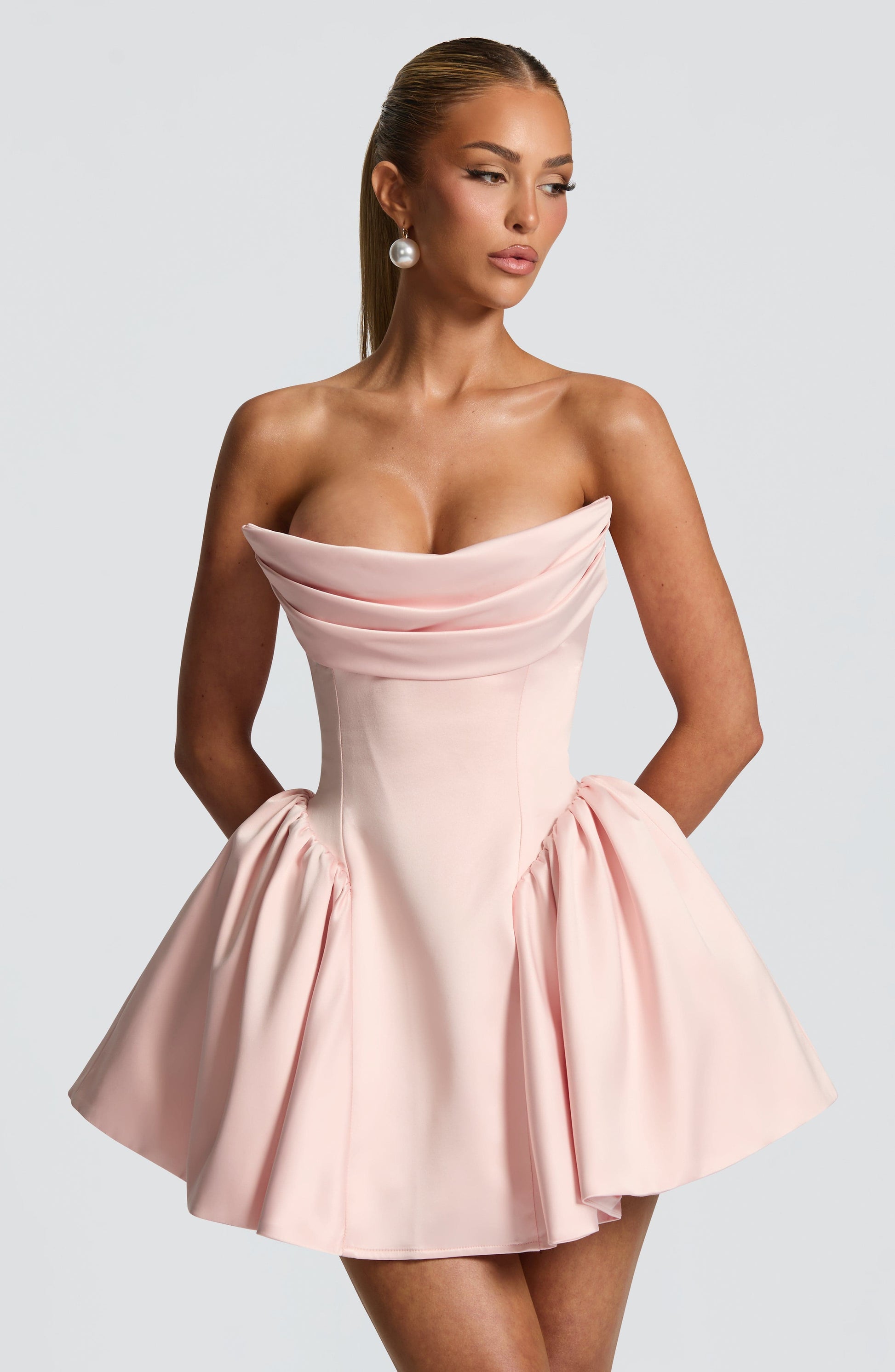 Trinity Mini Šaty - Růžová