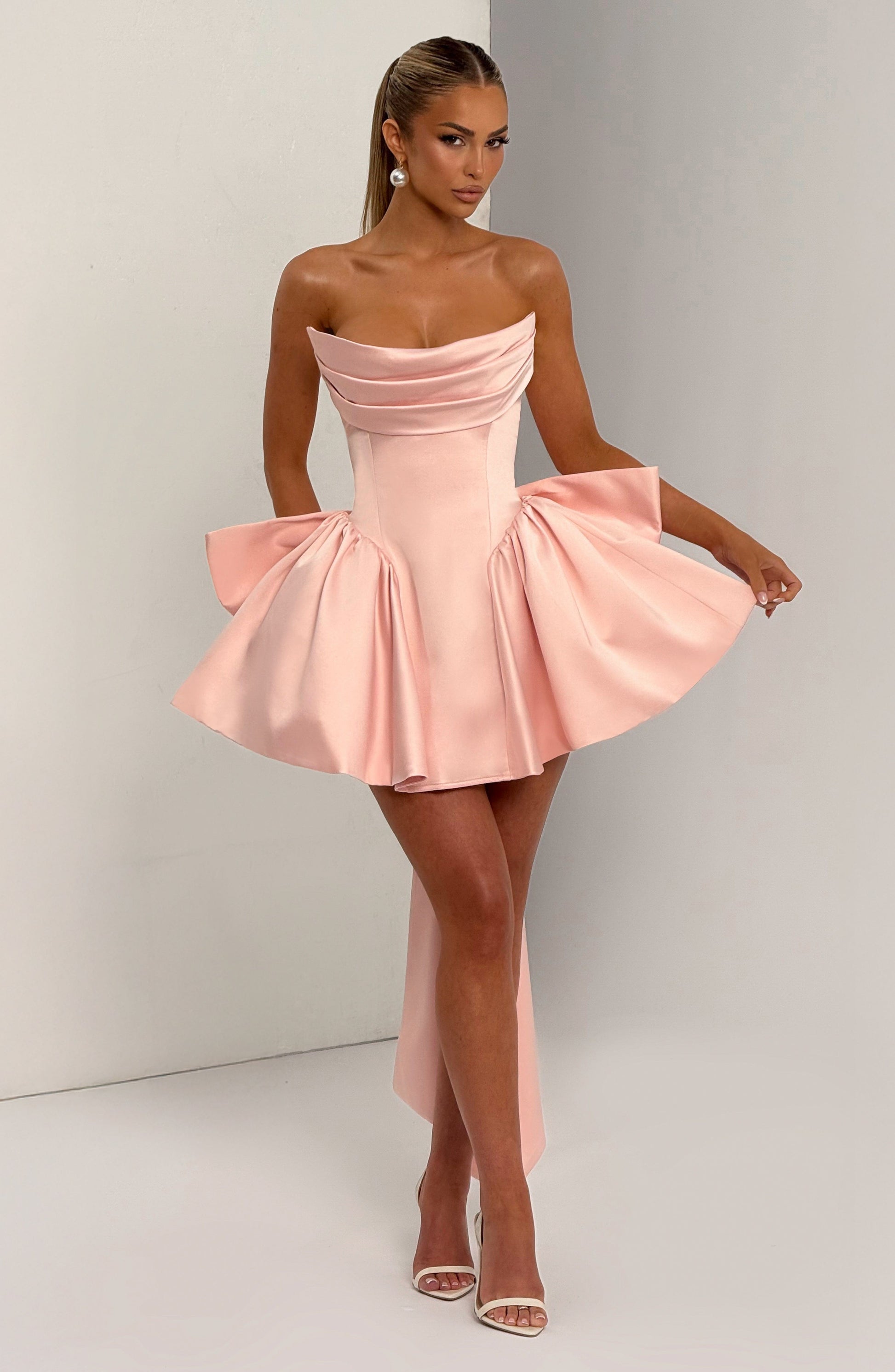 Trinity Mini Šaty - Růžová