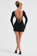 Una Mini Šaty - Černá