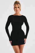Una Mini Šaty - Černá