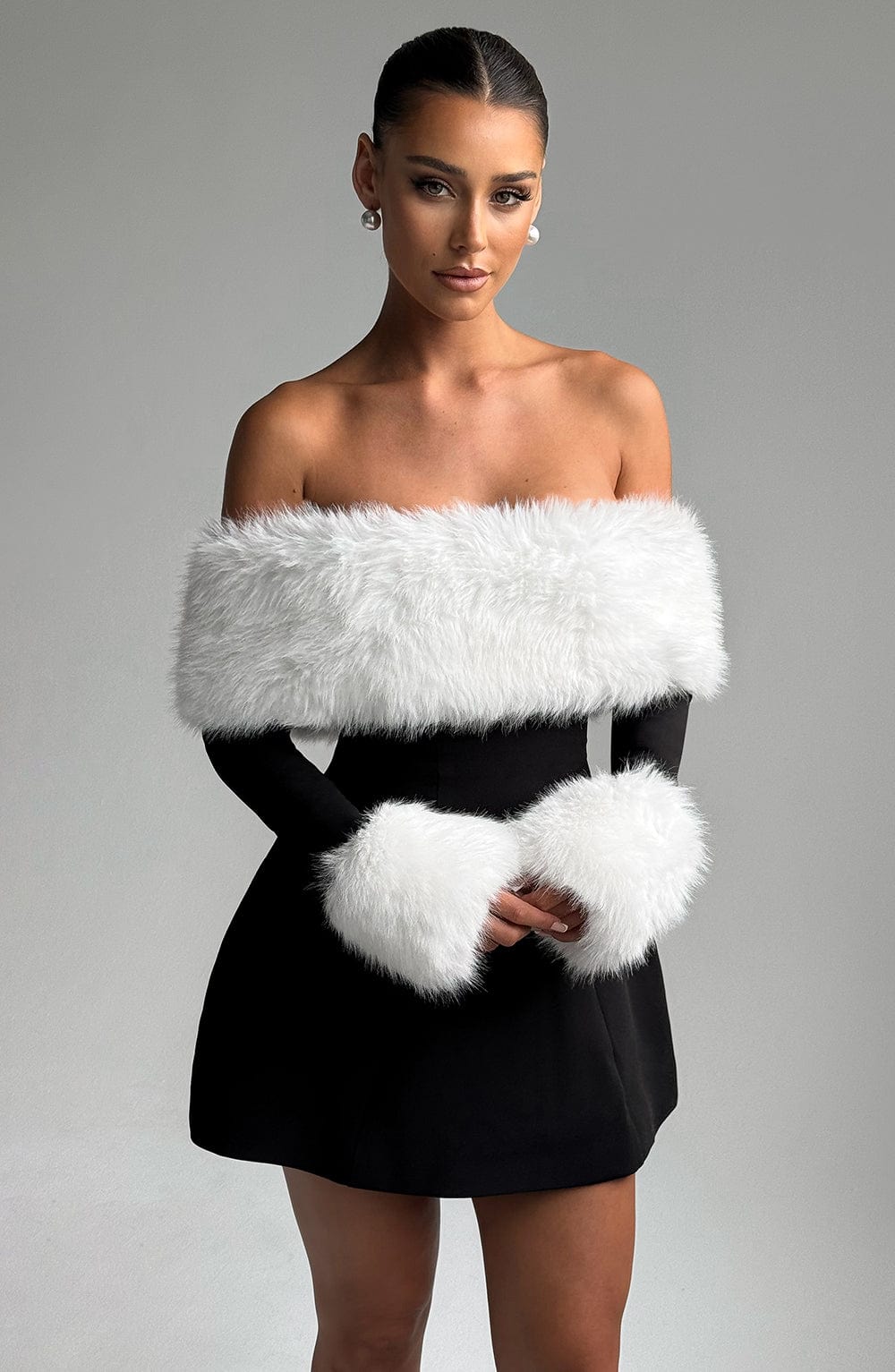 Villanelle Mini Šaty - Černá/Bílá