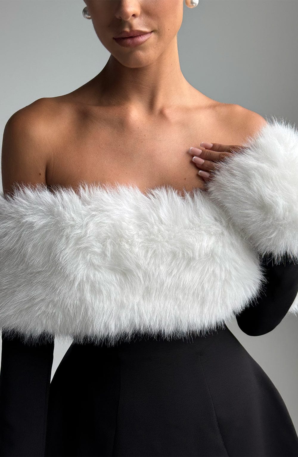 Villanelle Mini Šaty - Černá/Bílá