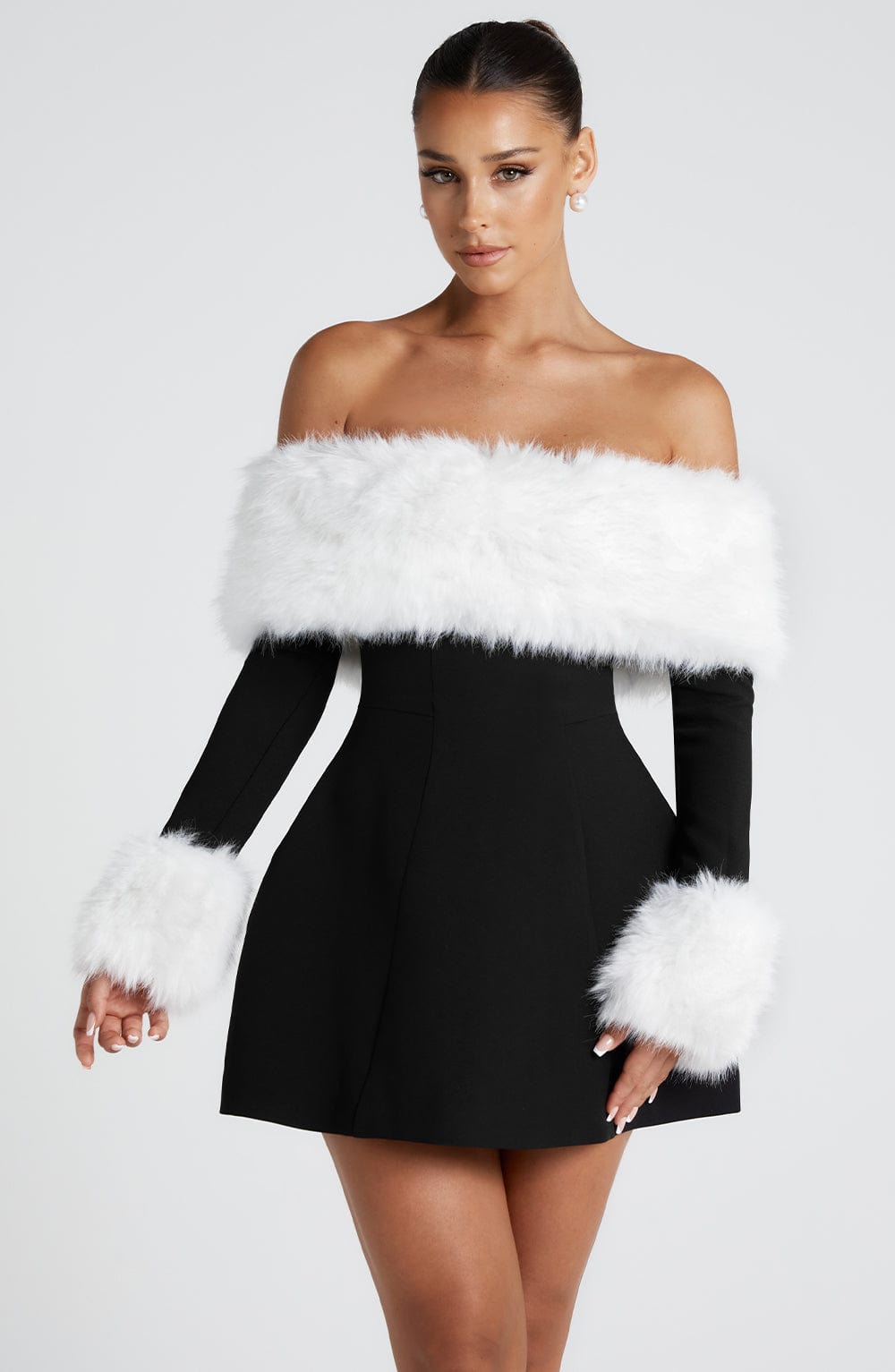 Villanelle Mini Šaty - Černá/Bílá