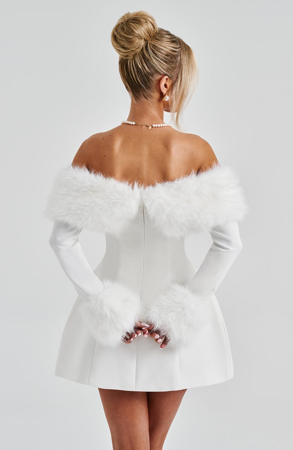 Villanelle Mini Šaty - Ivory