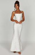 Whitney Maxi Šaty - Slonová kost