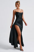 Winona Maxi Šaty - Černá