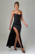 Winona Maxi Šaty - Černá