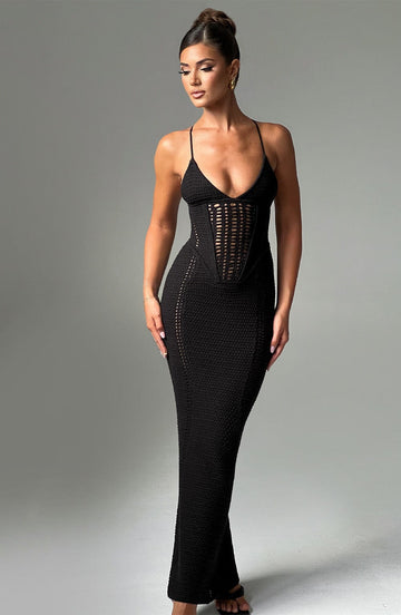 Šaty Xanthe Maxi - Černá