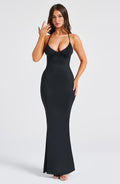 Zelda Maxi Šaty - Černá