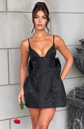 Zoella Mini Šaty - Černá