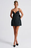 Zoella Mini Šaty - Černá