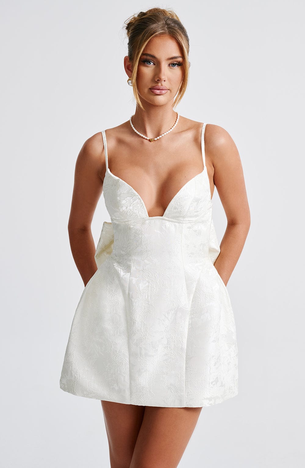 Zoella Mini Šaty - Ivory