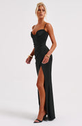 Zola Maxi Šaty - Černá