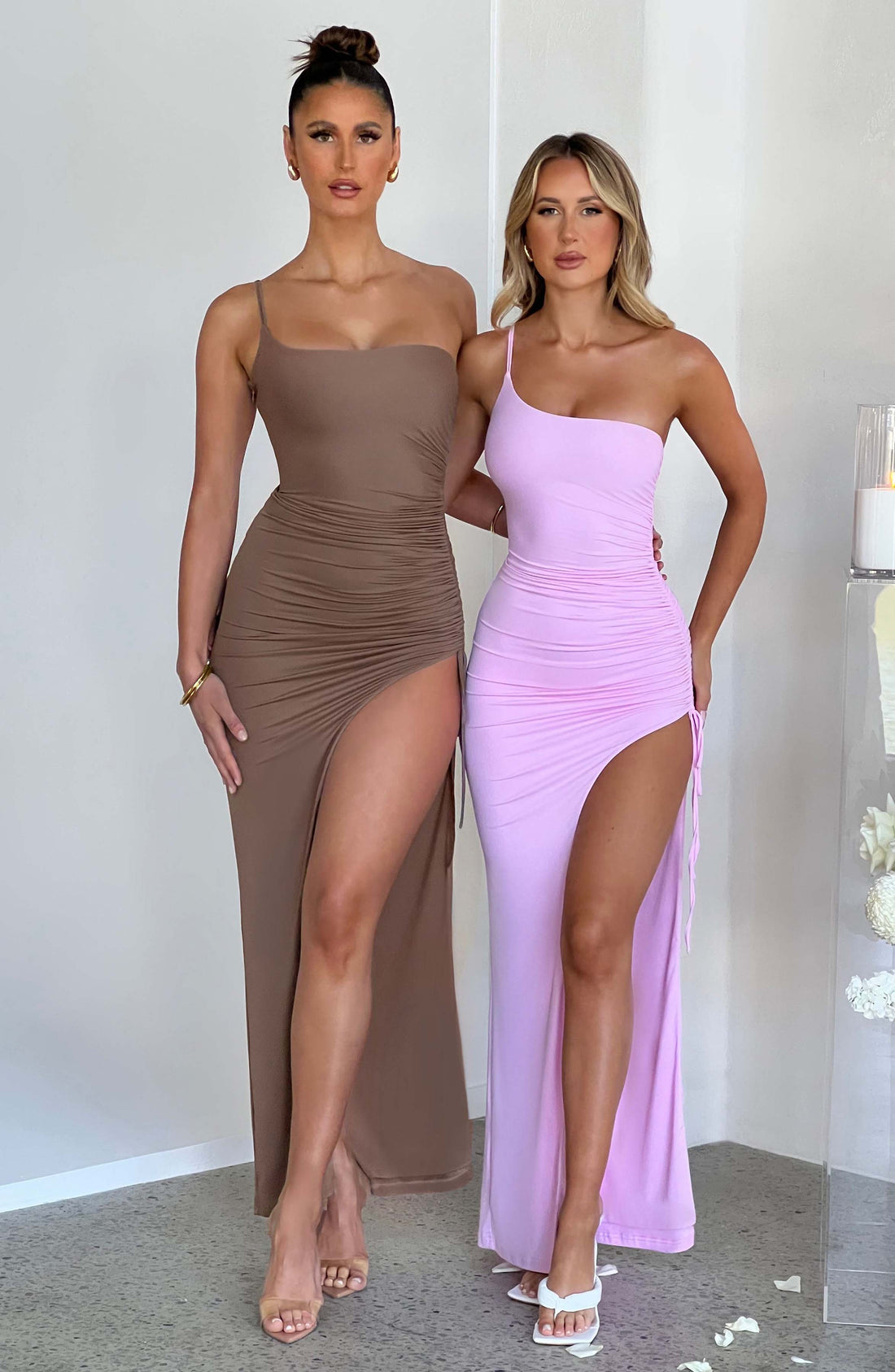 Zuri Maxi Šaty - Čokoláda